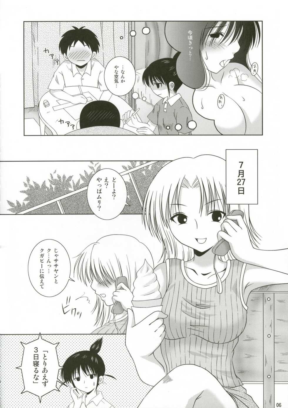 (C67) [Toumei Tsuushin (Hanapin)] ABC Gokko (Genshiken) - Page 6