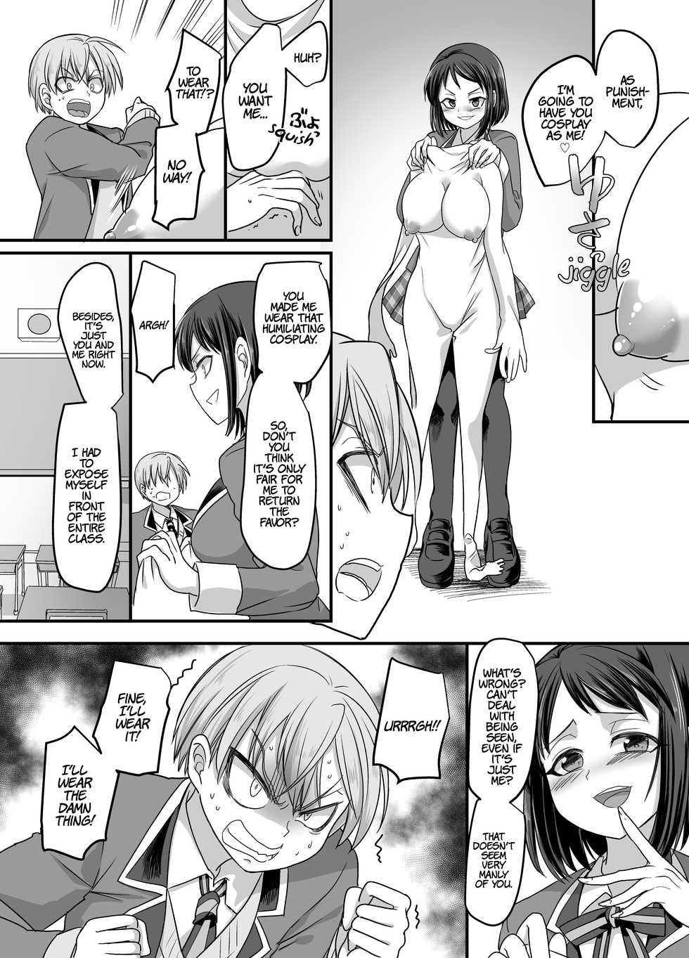 [Gozen Shichiji no Awase Kagami (Kouji, kagami0235)] Kanojo no Cosplay ~Chijoku no Nyotaika Choukyou!!~ | "Girlfriend" Cosplay: Humiliating Feminization Training [English] [BloodMoonScans] - Page 5
