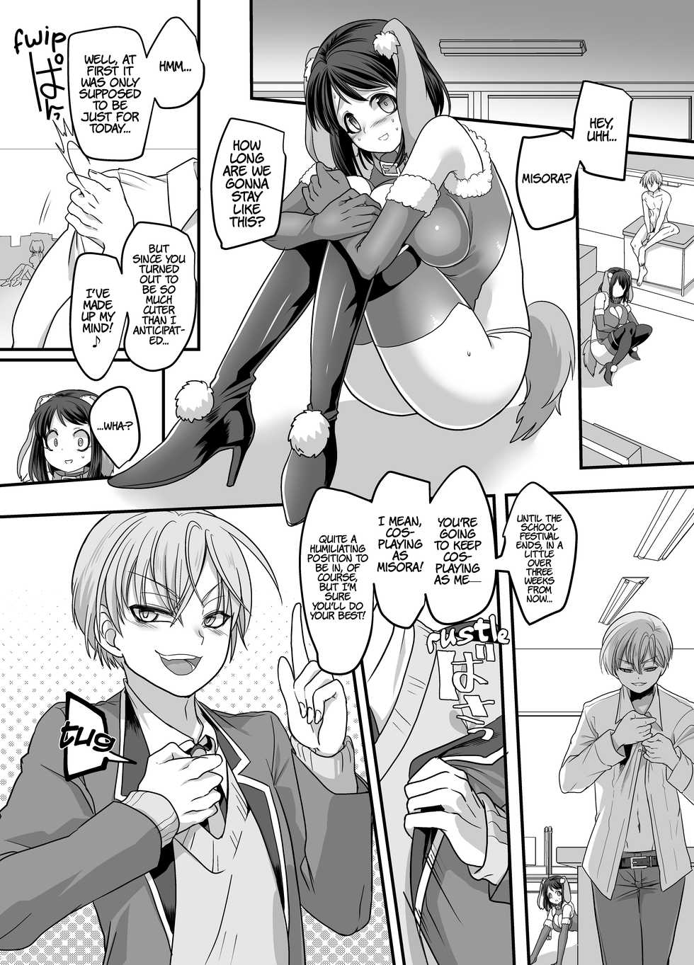 [Gozen Shichiji no Awase Kagami (Kouji, kagami0235)] Kanojo no Cosplay ~Chijoku no Nyotaika Choukyou!!~ | "Girlfriend" Cosplay: Humiliating Feminization Training [English] [BloodMoonScans] - Page 23