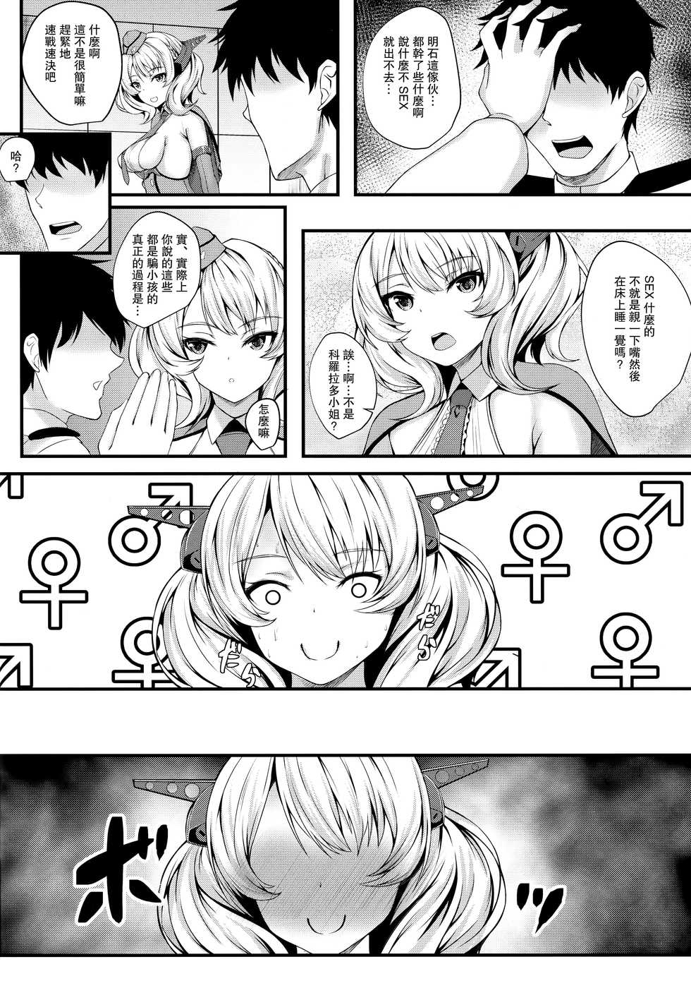 (C96) [Shougentei (Kuon)] Radorado (Kantai Collection -KanColle-) [Chinese] [爱弹幕汉化组] - Page 4