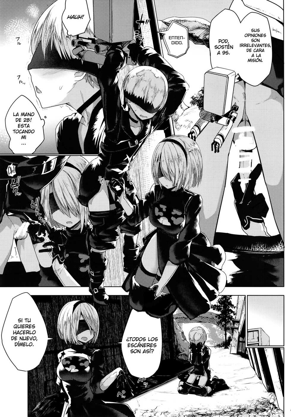 [Illumination. (Ogadenmon)] Android no Ecchi na Yatsu | Horny Androids (NieR:Automata) [Spanish] {MetamorfosiS} [Digital] - Page 8
