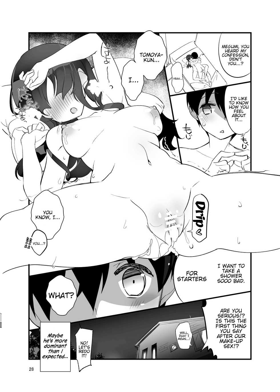 [A-WALKs (Fujishima Sei1go)] Futsukano wa Wotakare no Megane o Toru. 3 (Saenai Heroine no Sodatekata) [English] {Hennojin} [Digital] - Page 28