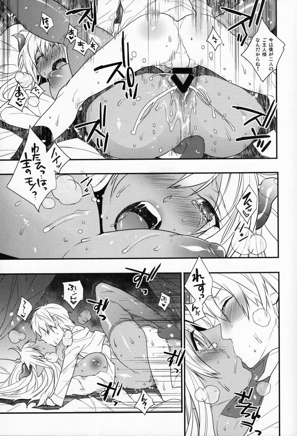 (COMIC1☆8) [Ash Wing (Makuro)] Goshujin-sama wa Meshitsukai ga Osuki? - Page 20