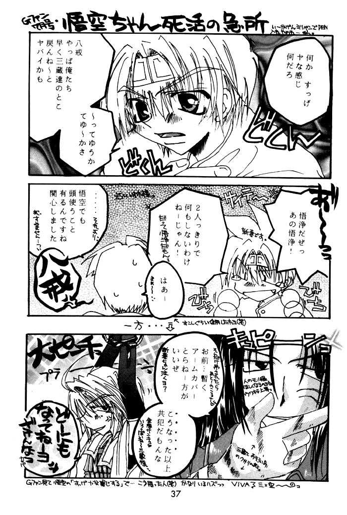 [RED DATA BOOK (Amano Ryuuki)] SHANGRILA (Saiyuki) - Page 37