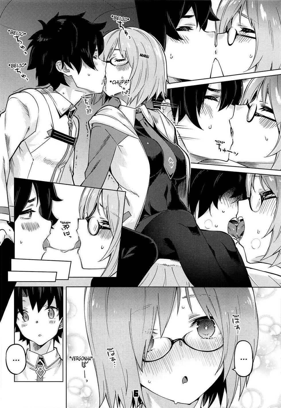 (C96) [Zombie to Yukaina Nakamatachi (Super Zombie)] Derarenai My Room (Fate/Grand Order) [Portuguese-BR] - Page 5