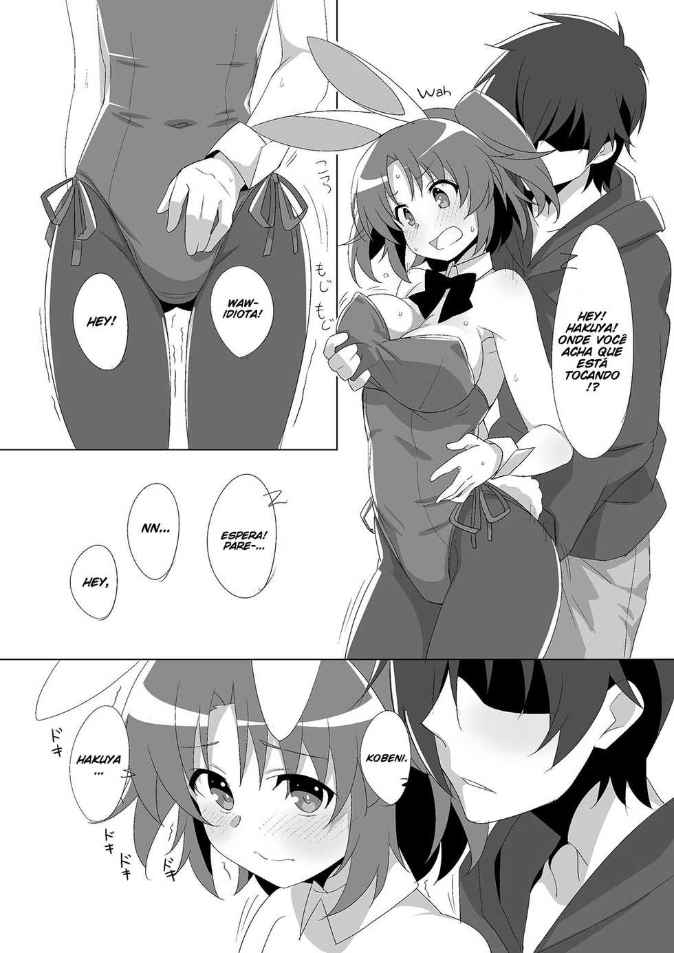 [Roppongi Shinjuu (Lewis)] Kobeni Bunny (Mikakunin de Shinkoukei) [Portuguese-BR] [Digital] - Page 5