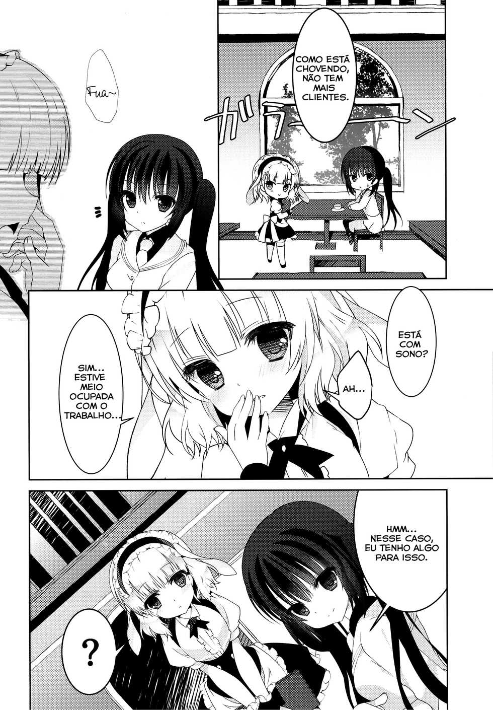 (COMIC1☆8) [Junginboshi (Takashina Asahi)] sugarcoatcafe (Gochuumon wa Usagi Desu ka?) [Portuguese-BR] - Page 6