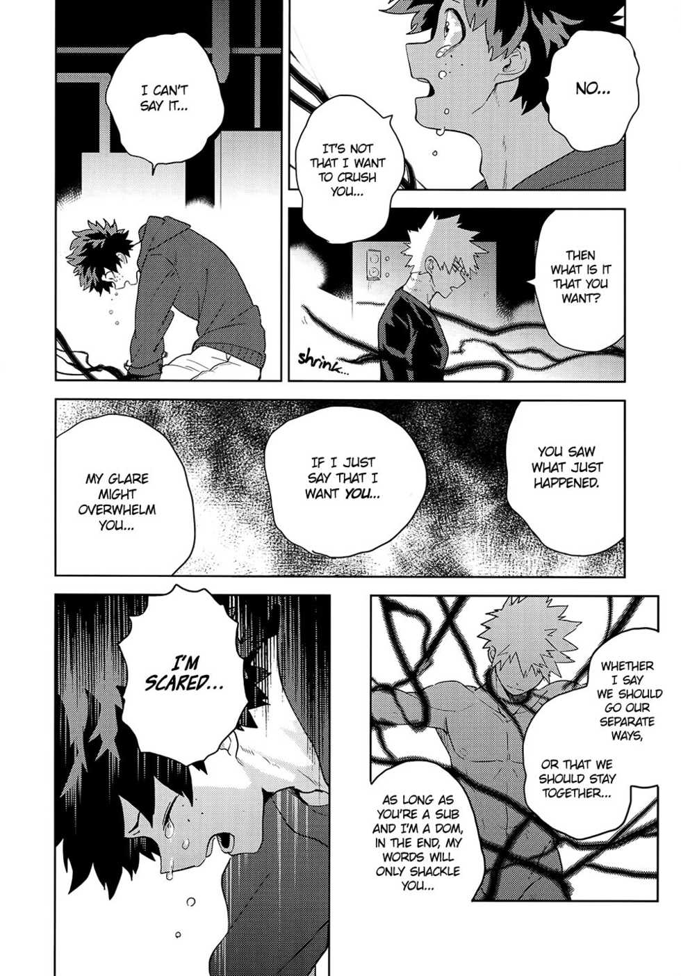 (Douyara Deban no Youda! 19) [Hokoushayou Shingou (Cai)] Antinomie Origin (Hokoushayou Shingou Sairokushuu Atsureki) (Boku no Hero Academia) [English] [Team Katsudon] [Decensored] - Page 35