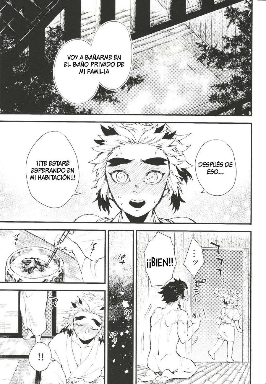 (Nichirin Kitan 5) [Mekao (Den Meka)] Soujuku na Koi Gokoro | Amor Juvenil (Kimetsu no Yaiba) [Spanish] - Page 12