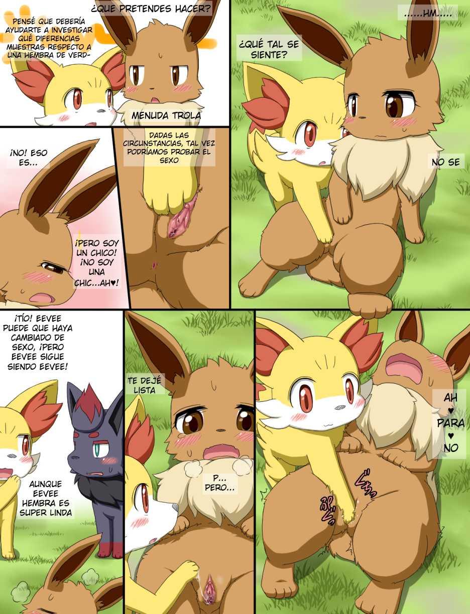 [Koori Nezumi] Nyotaika | Cambio de género (Pokémon) [Spanish] [Decensored] - Page 4