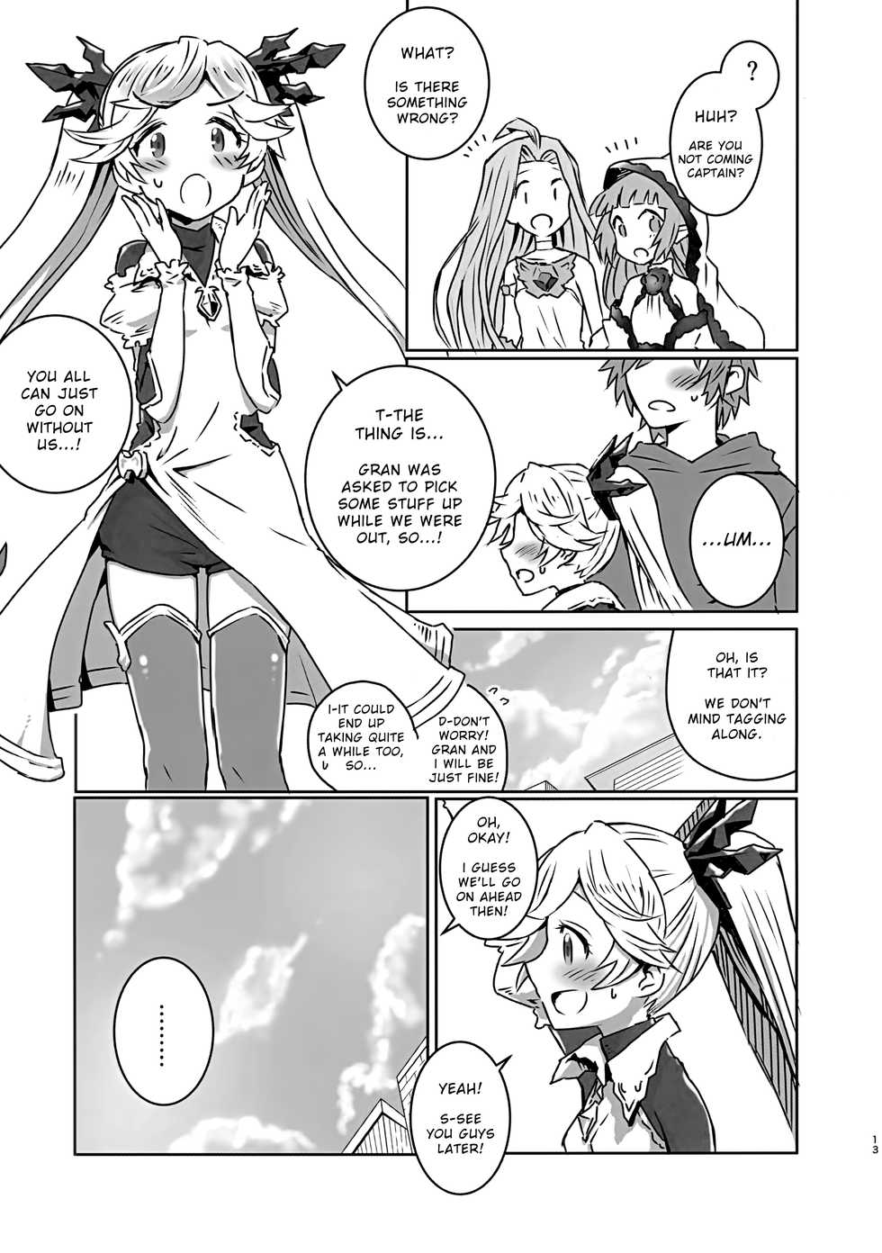 (Zenkuu no Hasha 15) [Onibi Kuudan (Onibi)] Io-chan to Gran-kun ga Ichaicha H Shichau Hon (Granblue Fantasy) [English] - Page 12