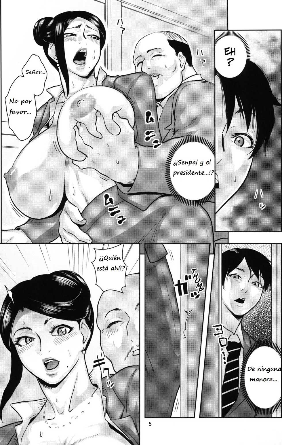 (C91) [ACID-HEAD (Murata.)] Bijin Onna Joushi o Yaru! | Violando a una Hermosa Jefa 1 (Bijin Onna Joushi Takizawa-san) [Spanish] [Saga13] - Page 4