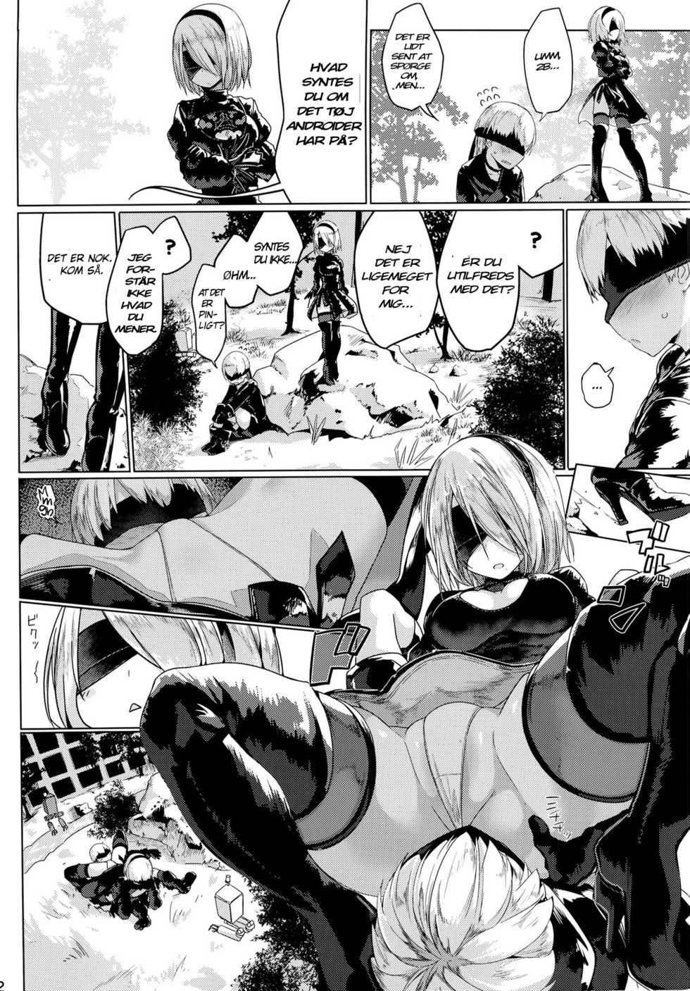 [Illumination. (Ogadenmon)] Android no Ecchi na Yatsu | Liderlige Androider (NieR:Automata) [Danish] [Digital] - Page 3