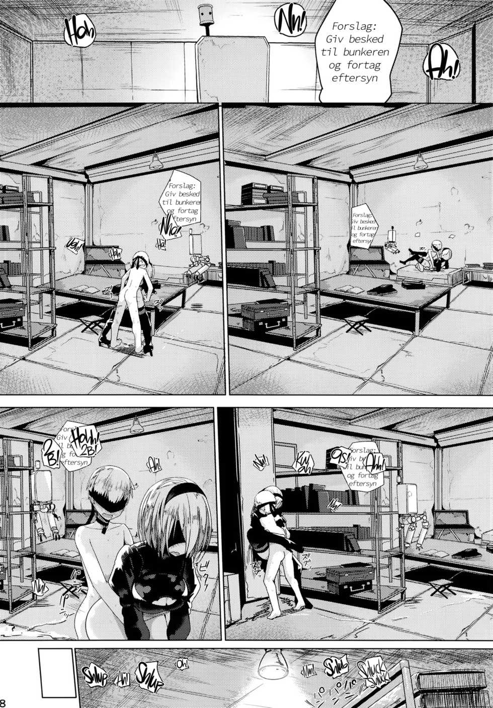 [Illumination. (Ogadenmon)] Android no Ecchi na Yatsu | Liderlige Androider (NieR:Automata) [Danish] [Digital] - Page 19
