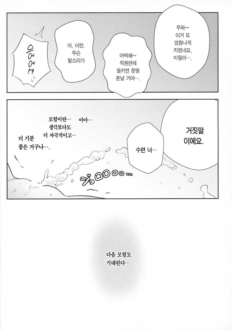 [Chouzankai (TER)] Onnanoko-tachi no Himitsu no Bouken | 여자아이들의 비밀의 모험 (Pokémon Sun & Moon) [Korean] [Team Edge] - Page 24
