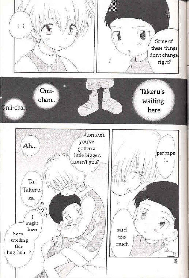 [KuruGuru DNA (Hoshiai Hilo)] Obore Sakana | Oboreuo (Digimon Adventure 02) [English] [Yaoi Haven Reborn] - Page 26