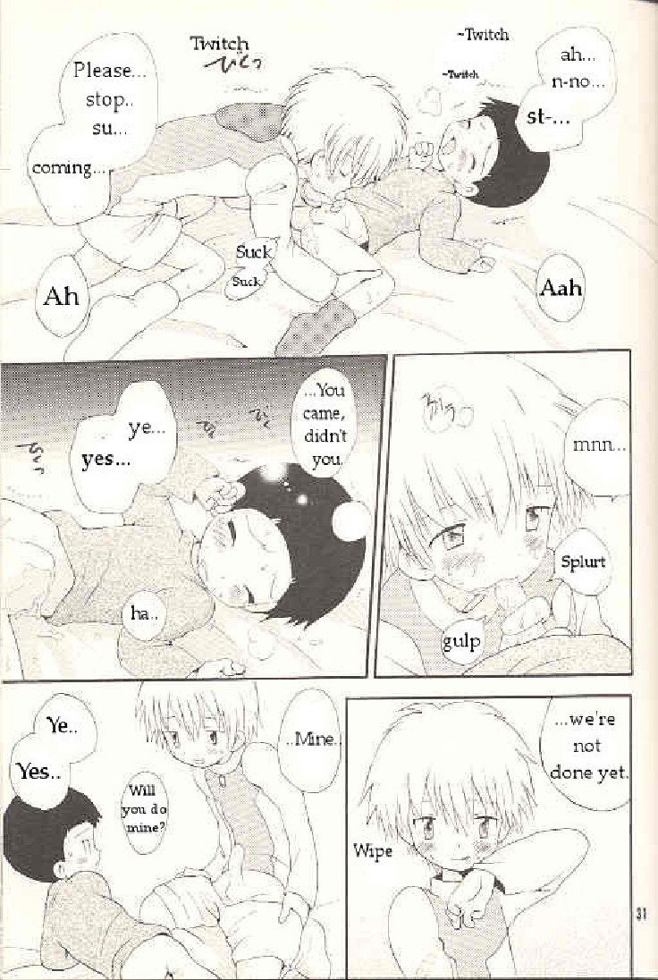 [KuruGuru DNA (Hoshiai Hilo)] Obore Sakana | Oboreuo (Digimon Adventure 02) [English] [Yaoi Haven Reborn] - Page 30