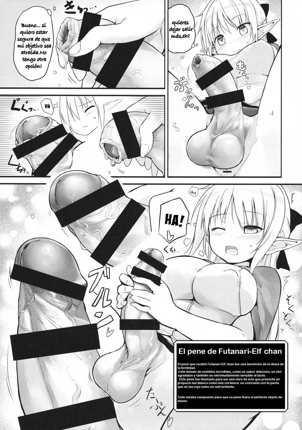 (Futaket 13.5) [Efuya (Messy)] Futanari Elf-chan [Spanish] [YURIyFUTANARI] - Page 8