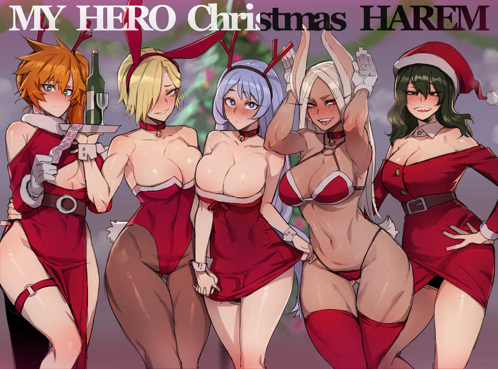 [ratatatat74] MY HERO Christmas HAREM (Boku no Hero Academia) [Korean] - Page 1