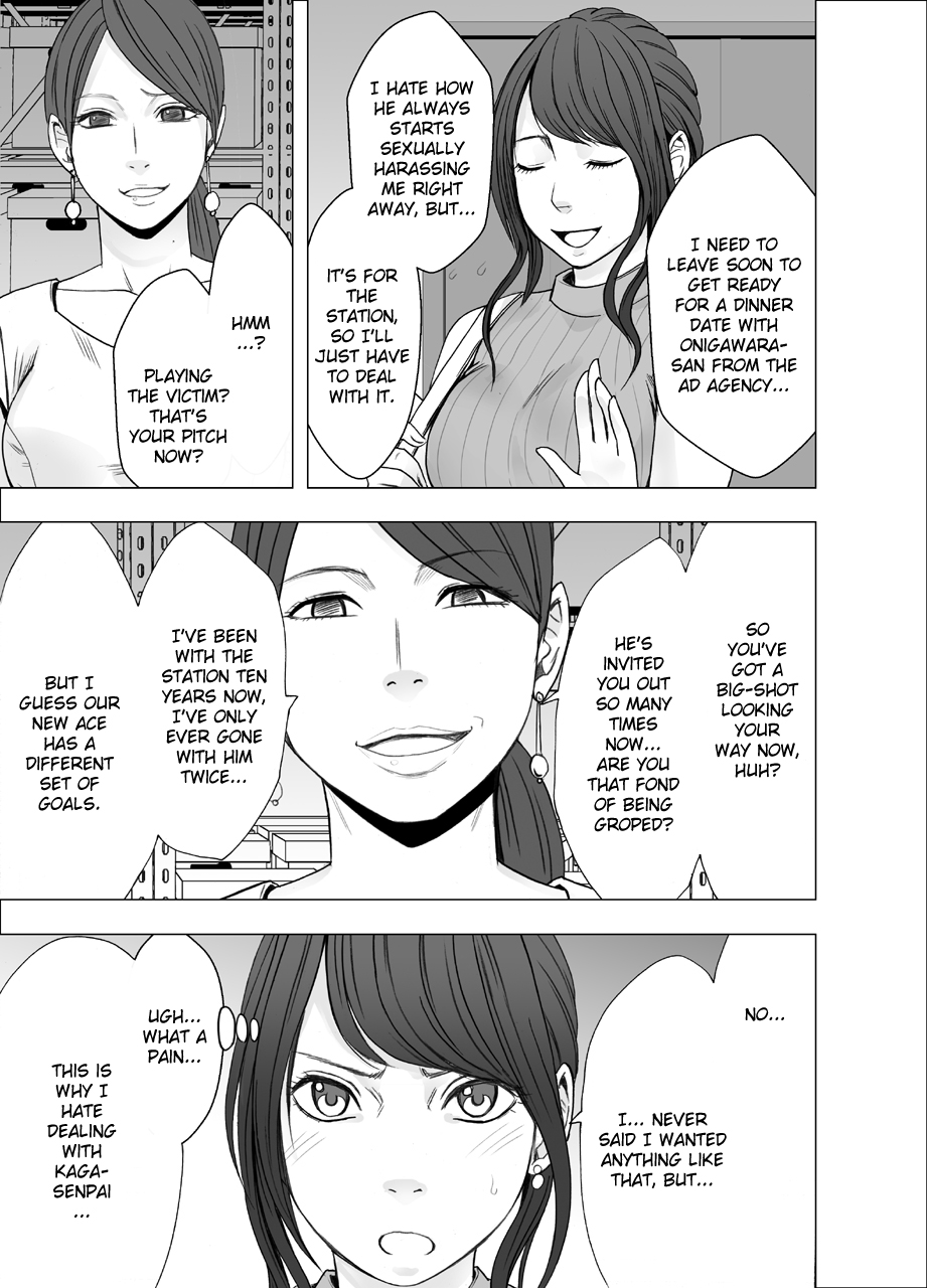 [Crimson] Ki ga Tsuyoi Joshi Announcer ga Kutsujoku ni Taerarenaku Naru made Les Ijime Hen | A Strong-willed Announcer Was Disgraced Until She Couldn't Endure [English] [Kizlan] - Page 8