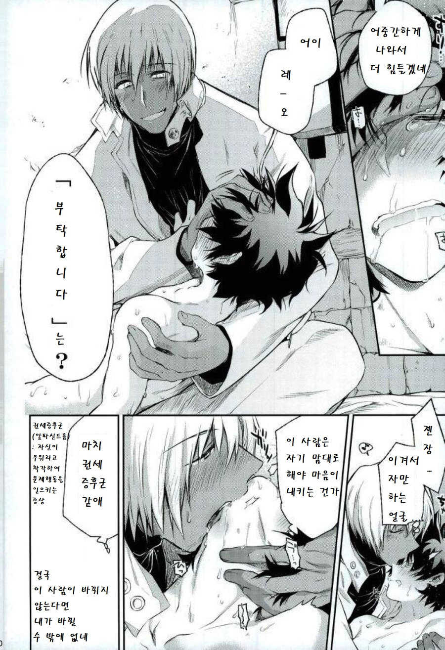 (SC2016 Summer) [HR-ST (Taira)] Mate o Oboeta boku no Banken. (Kekkai Sensen) [Korean] - Page 19