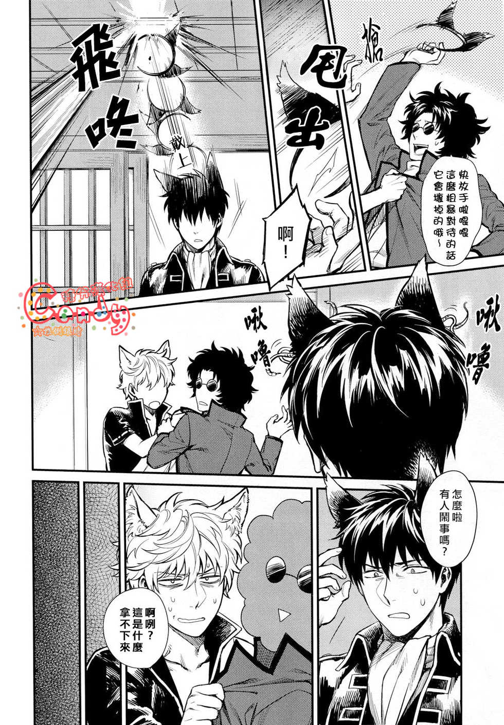 (HaruCC19) [3745HOUSE (MIkami Takeru)] Like cat and dog (Gintama) [Chinese] [糖分漢化組] - Page 9