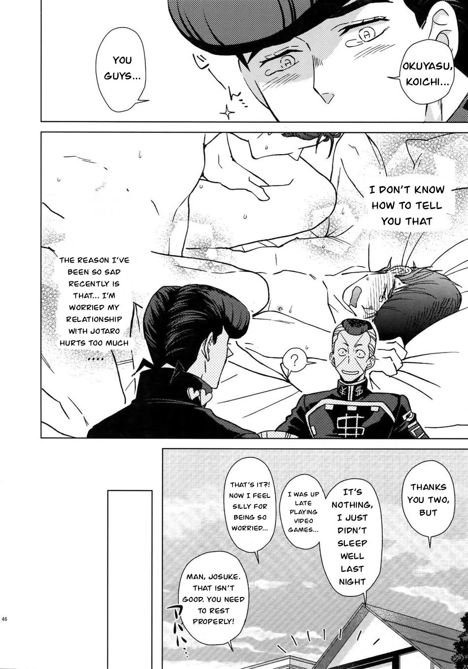 (Super The World 2018) [Chikadoh (Halco)] Please give me one more chance (TRSK LOG) (JoJo's Bizarre Adventure) [English] {Xeno_Vya} - Page 4