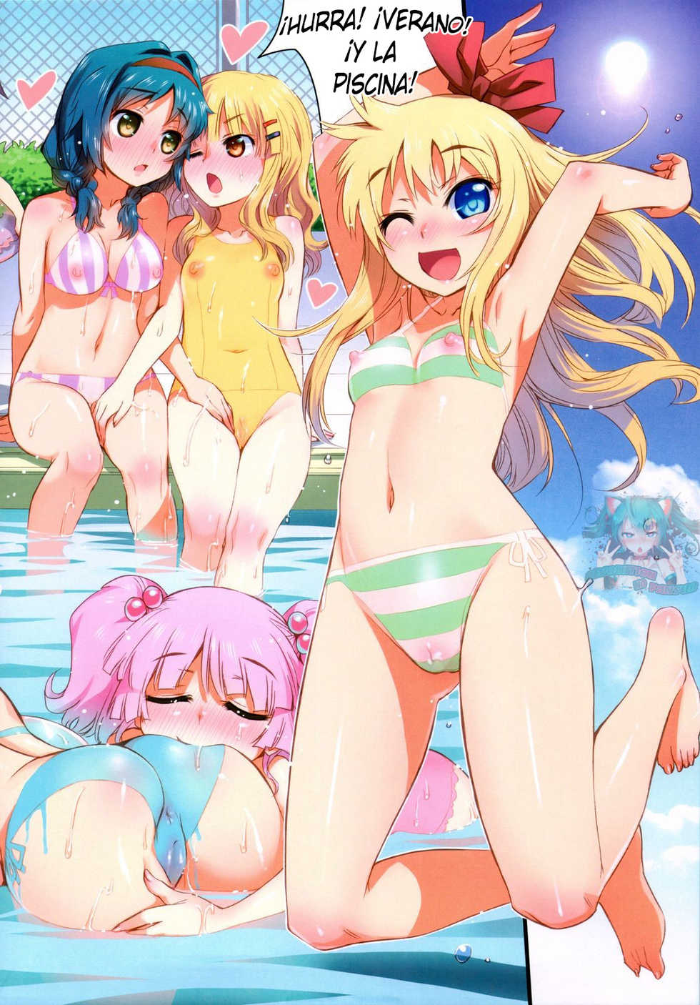 (C82) [Aneko no Techo (Koume Keito)] Nuru Yuri (YuruYuri) [Spanish] [Revolution no Fansub] [Decensored] - Page 18