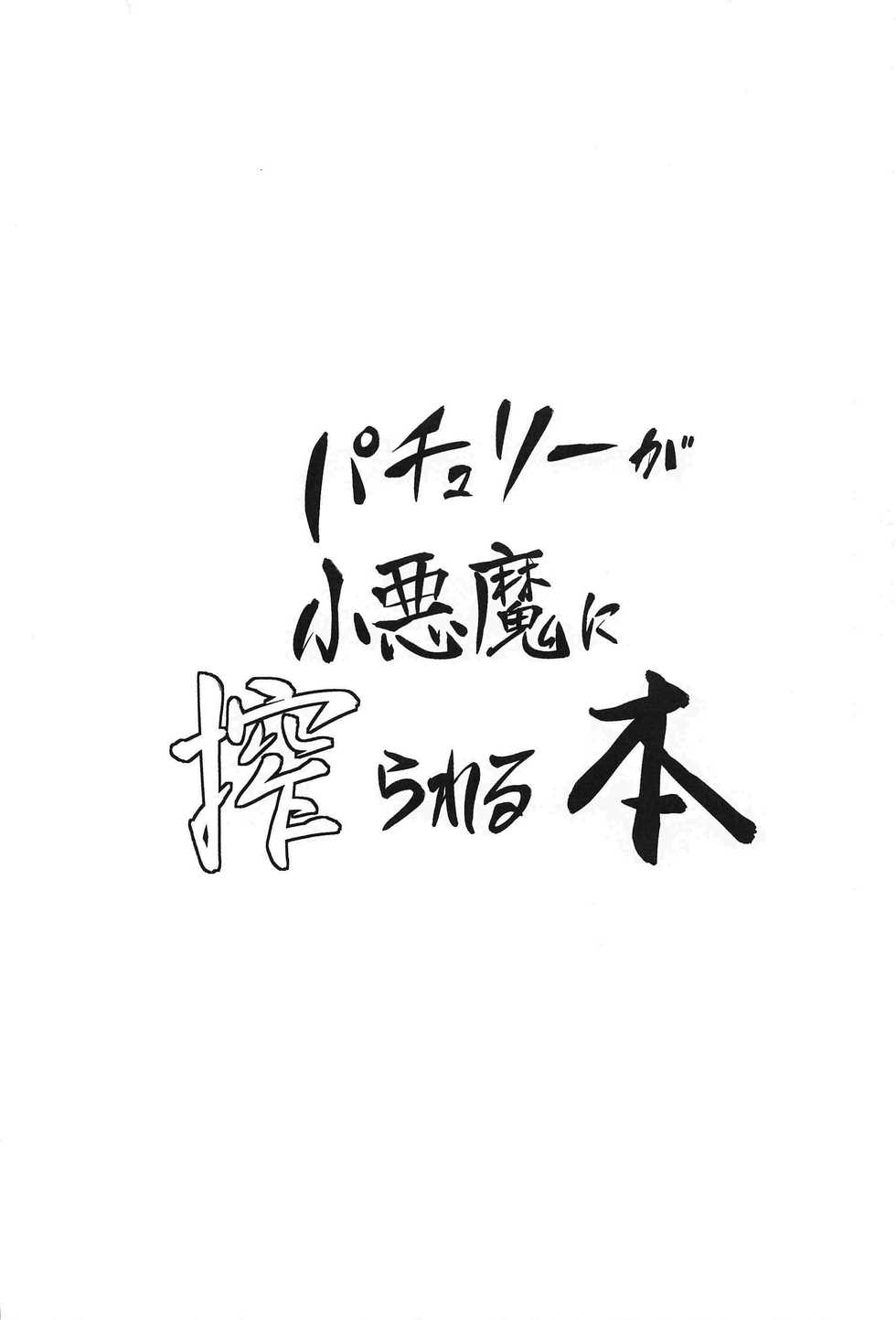(AC2) [Bochi Bochi no Ki (Borusiti)] Patchouli ga Koakuma ni Shiborareru Hon (Touhou Project) [Chinese] [WTM直接汉化] - Page 4