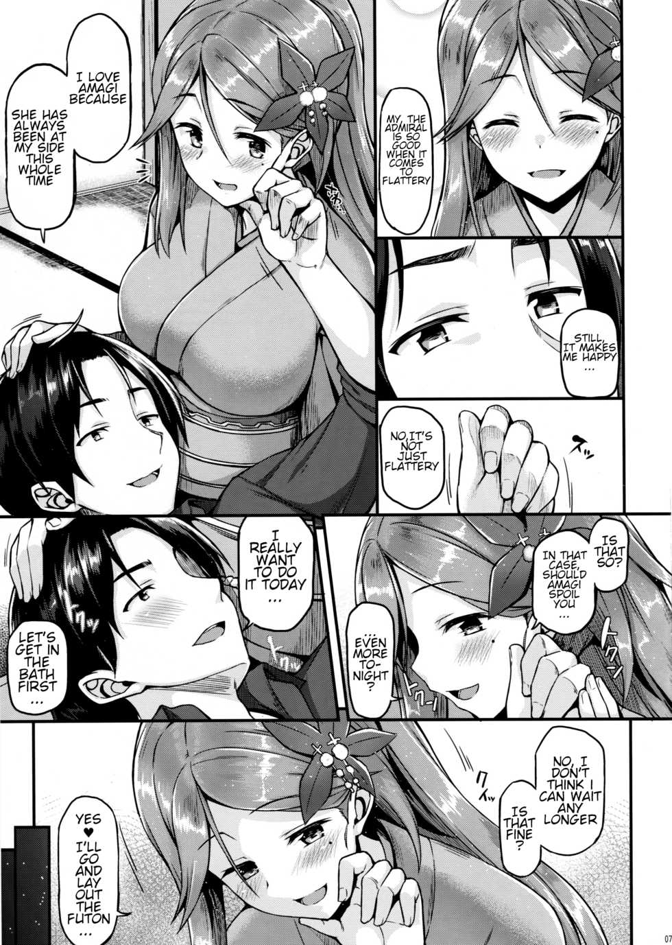 (C89) [Tonpuuratei (Saemon)] Amagi to Ichaicha Shitai!! | I want to flirt with Amagi!! (Kantai Collection -KanColle-) [English] [Valachlad] - Page 6