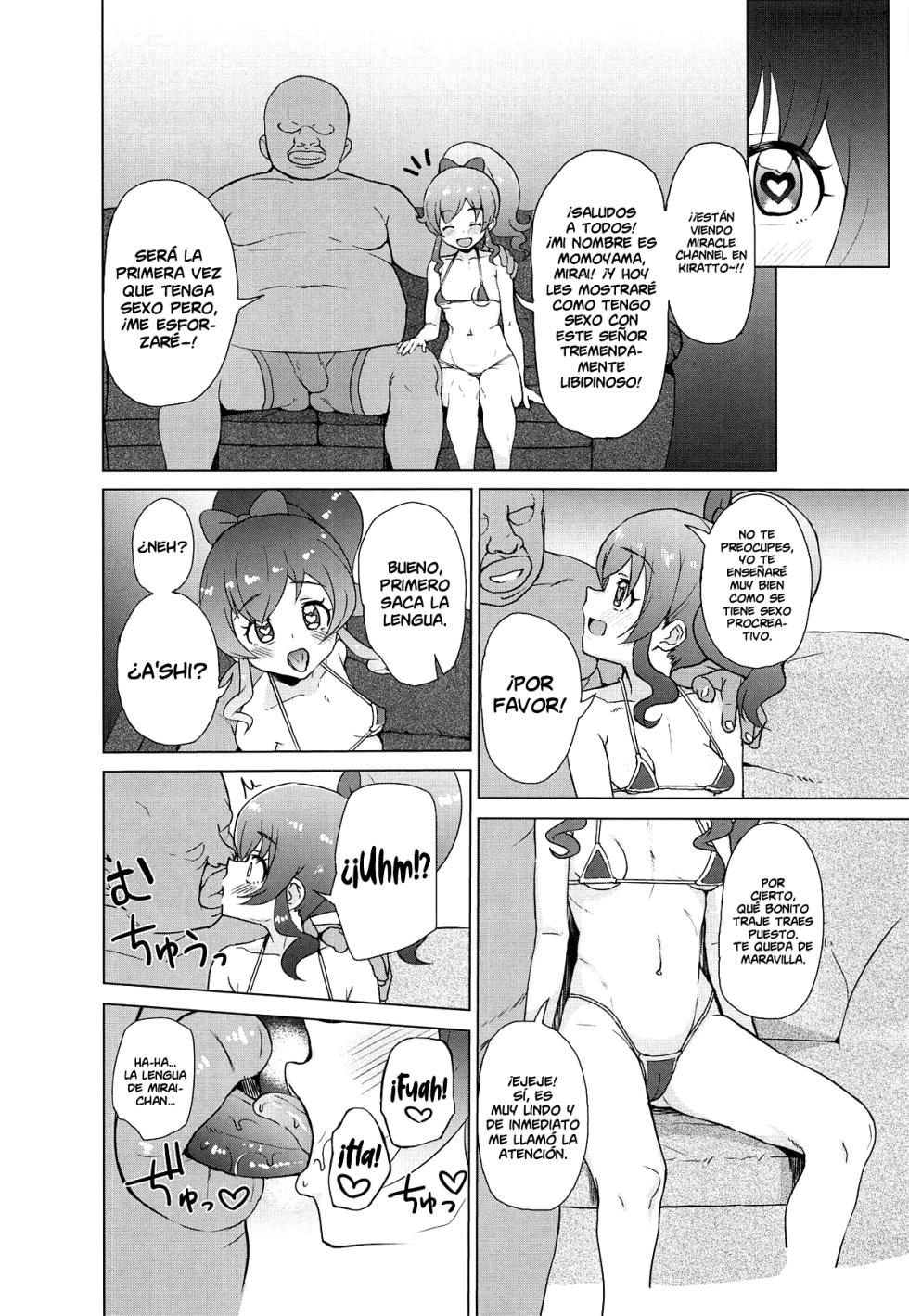 (COMIC1☆15) [Magetarudou (Danchino)] Saimin de Yatte Mita!! | ¡Probando la Hipnosis! (Kiratto Pri Chan) [Spanish] [NekoCreme] - Page 3