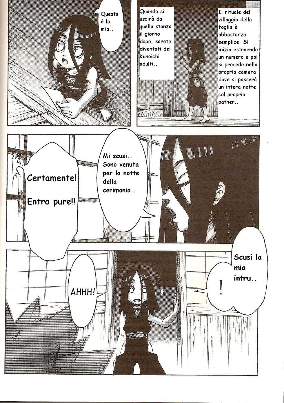 (SC35) [Karakishi Youhei-dan Shinga (Kanenomori Sentarou, Sahara Wataru)] Go Tesei Ikka | Handmade Family (Naruto) [Italian] - Page 26