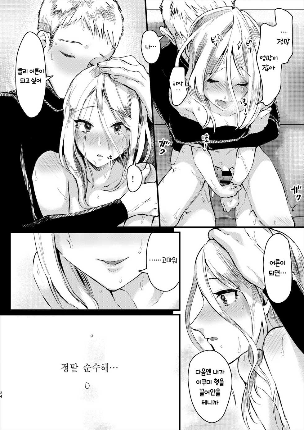 [Inarizushi (Omecho)] Ani Itoko wa Yasashii Kanojo | 사촌형은 다정한 여친 [Korean] [Digital] - Page 33