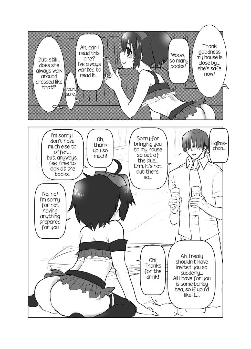 [Onegai Darling 36°C (Tsukune)] Hajime-chan ga Senpai tte Yonde Kureru Hon | A Book Where Hajime-san Calls me Senpai (Saki) [English] [EHCOVE] [Digital] - Page 4