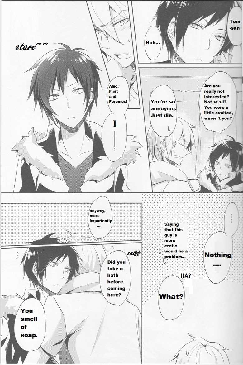 (C92) [no fate (Yuzuriha)] Shizu-chan no Himitsu o Shichatta!? | I Know Shizu-chan's Secret!? (Durarara!!) [English] {KCK-Amateur} - Page 12