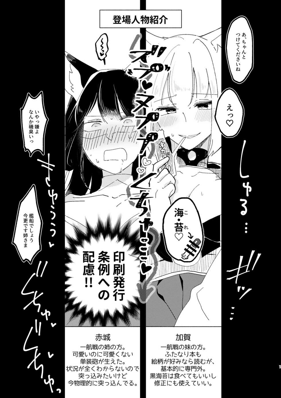 [Yuribatake Bokujou (Kon)] Kitai no Shisugi wa Kinmotsu desu! - Sticks are not necessarily buff (Azur Lane) [Digital] - Page 6