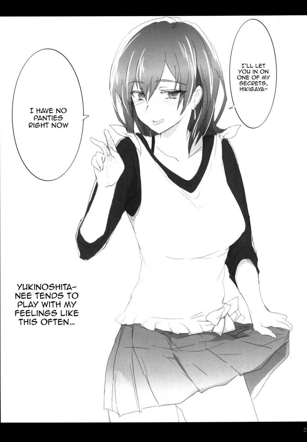 [RIBI Dou (Higata Akatsuki)] Houshi-bu no Seiteki na Katsudou no Seika. | The Sexual Activities Of The Volunteer Club (Yahari Ore no Seishun Love Come wa Machigatteiru.) [English] {Doujins.com} [Digital] - Page 2