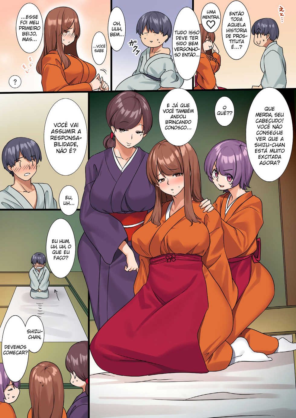 [Nijitsuya Kenkyuujo (Mafen)] Yarechau Onsen Ryokan [Portuguese-BR] {HentaiKai + Guaxinim} [Digital] - Page 14