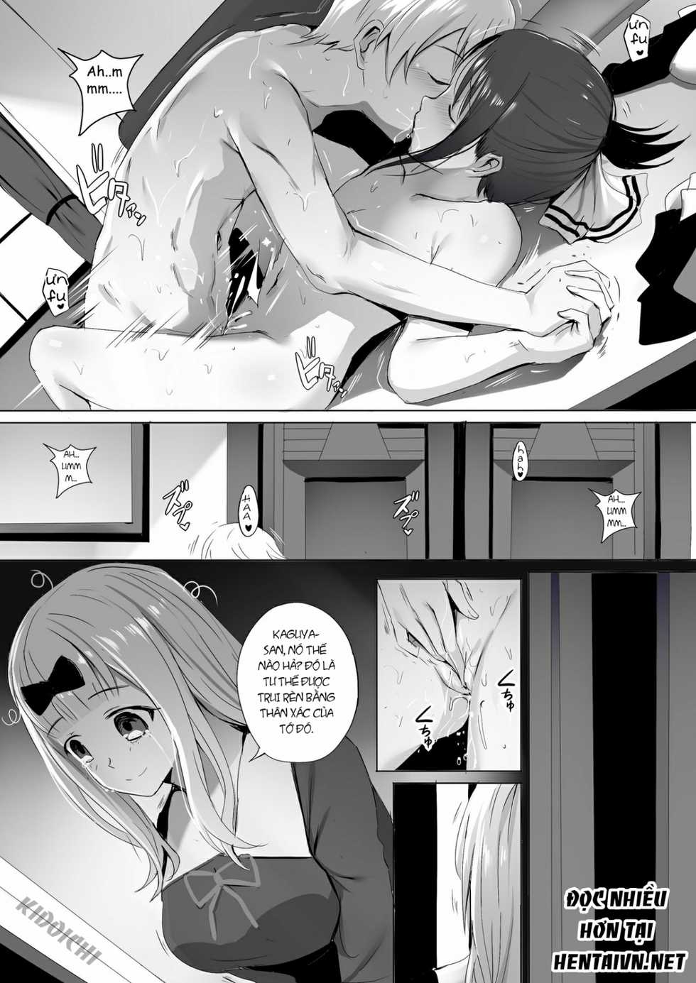 [Ginhaha] Gakuseikai-shoki ni Tokkun-shitai -Shijuuhatte Battle no Seijoui Oshiete ~Coach- (Kaguya-sama wa Kokurasetai) [Vietnamese Tiếng Việt] - Page 17