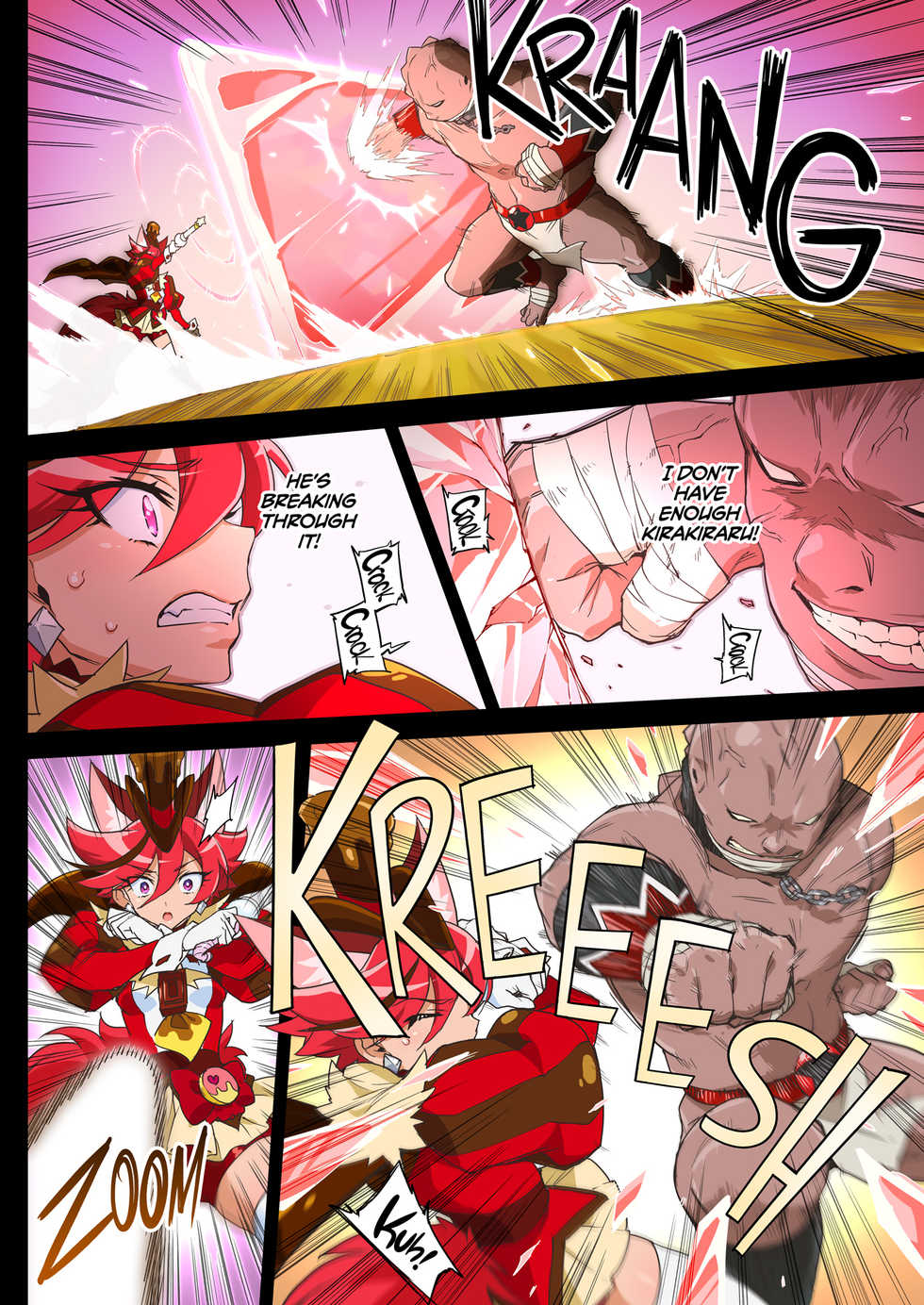 [Muchakai (Mucha)] Kanzen Haiboku Chocolat-chan | Chocolat's Crushing Defeat (Kirakira PreCure a la Mode) [English] {2d-market.com} [Decensored]  [Digital] - Page 6