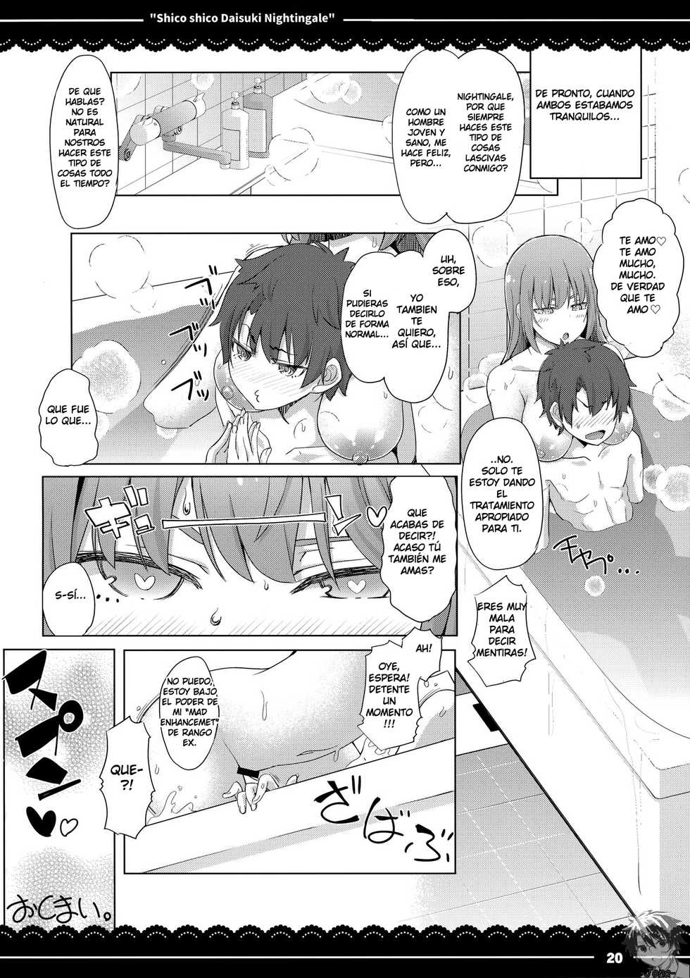 (COMIC1☆13) [Itou Life] Shikoshiko Daisuki Nightingale (Fate/Grand Order) [Spanish] [Incomplete] - Page 21