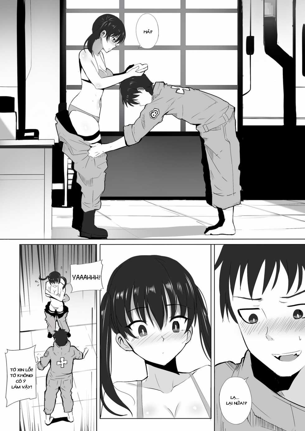 [Ginhaha] Honoo Neko no Ongaeshi (Enen no Shouboutai) [Vietnamese Tiếng Việt] - Page 5