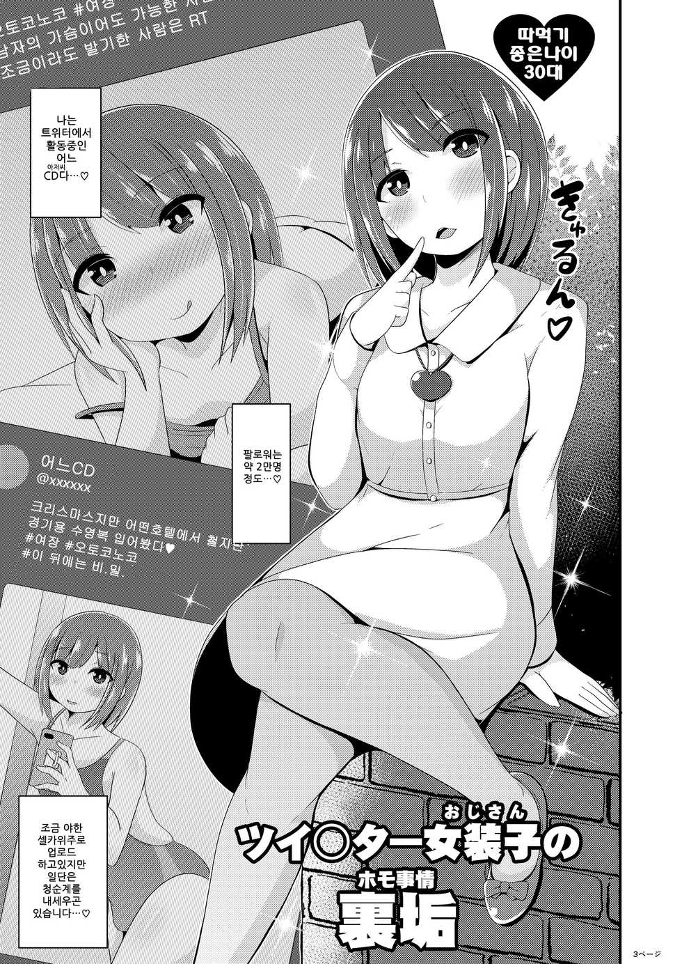 [CHINZURI BOP (Chinzurena)] Twitter Oji-san no Homo Jijou [Korean] [Digital] - Page 4