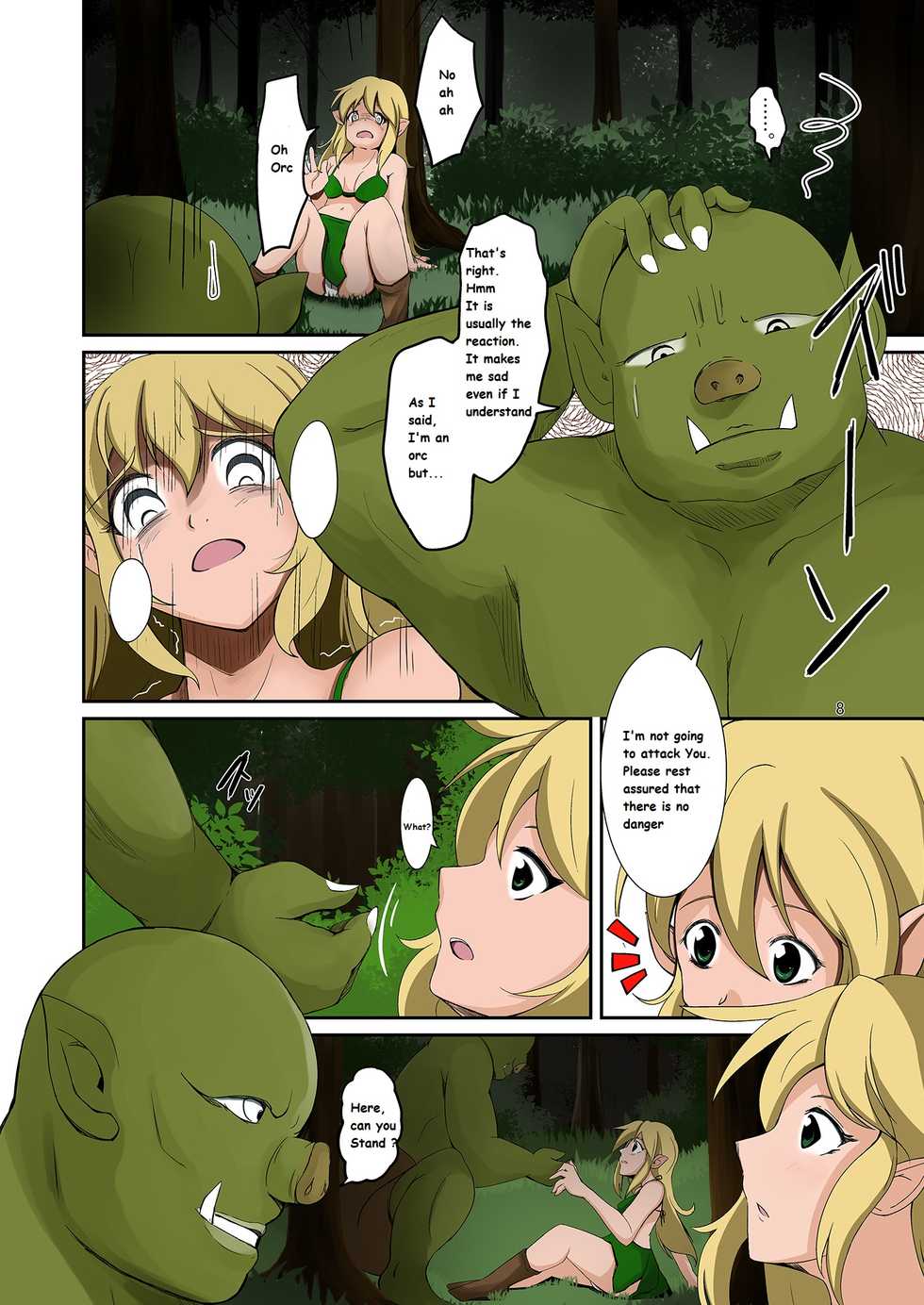 [Iwashita Shoten (Iwashita)] Elf to Orc no Irekawari Dark Bon | Elf and Orc Replacement Dark Book [English] [Digital] - Page 7