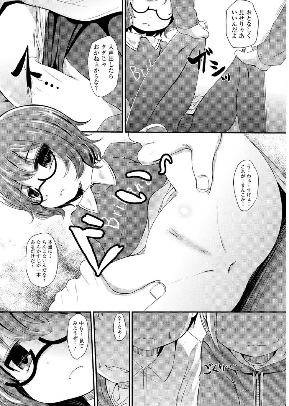 [Anthology] Megane Loli Choukyou Jugyou!! ~Otonashii Megane Lolikko ni Muriyari Dekachin Sounyuu~ - Page 36