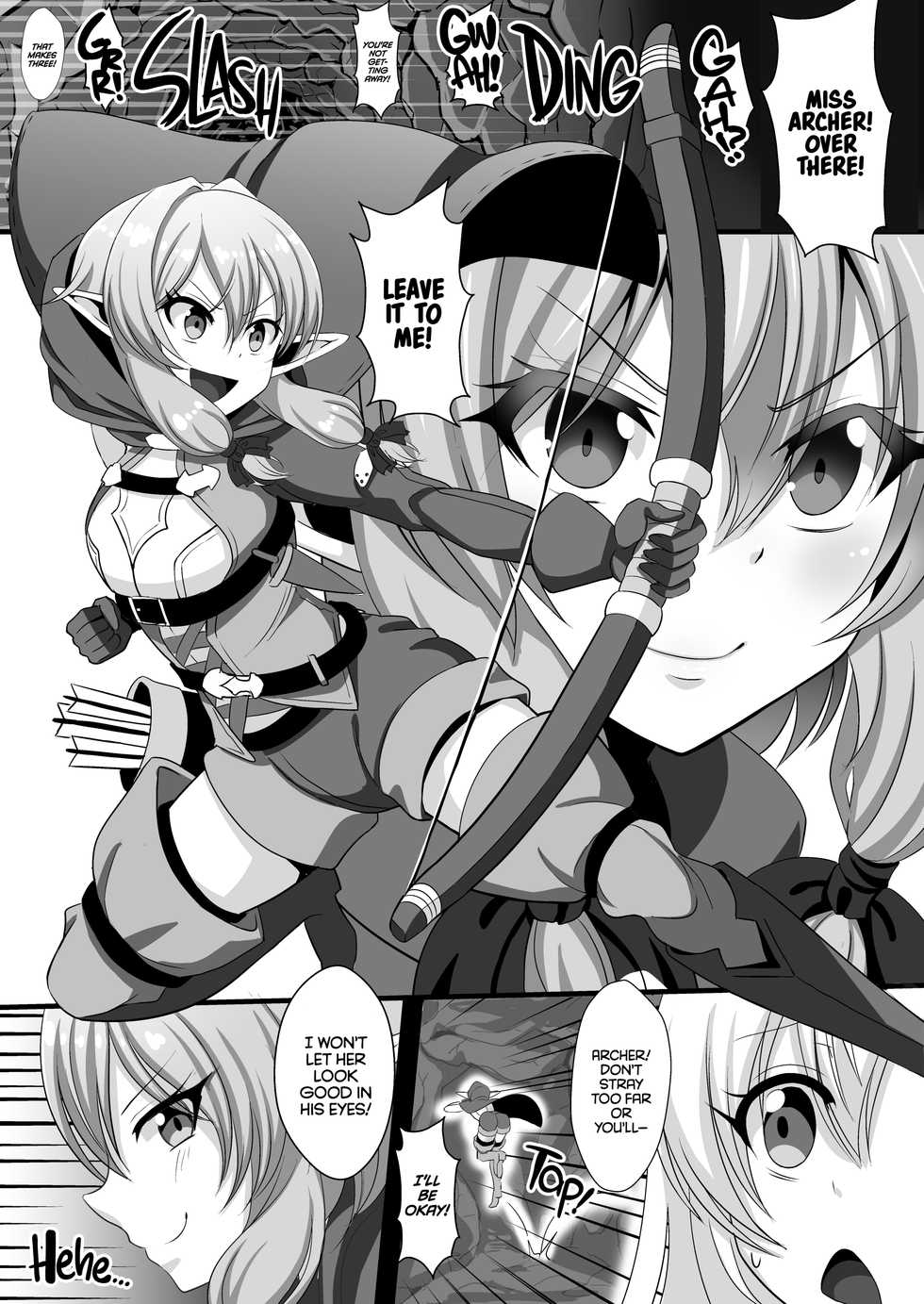 [Kleitos (Ryunosuke)] Goblin's Raper! ~Yousei Yunde x Rinkan & Shokushu~ | Goblin’s Layer! ~She lays with goblins~ (Goblin Slayer!) [English] {2d-market.com} [Decensored] [Digital] - Page 4