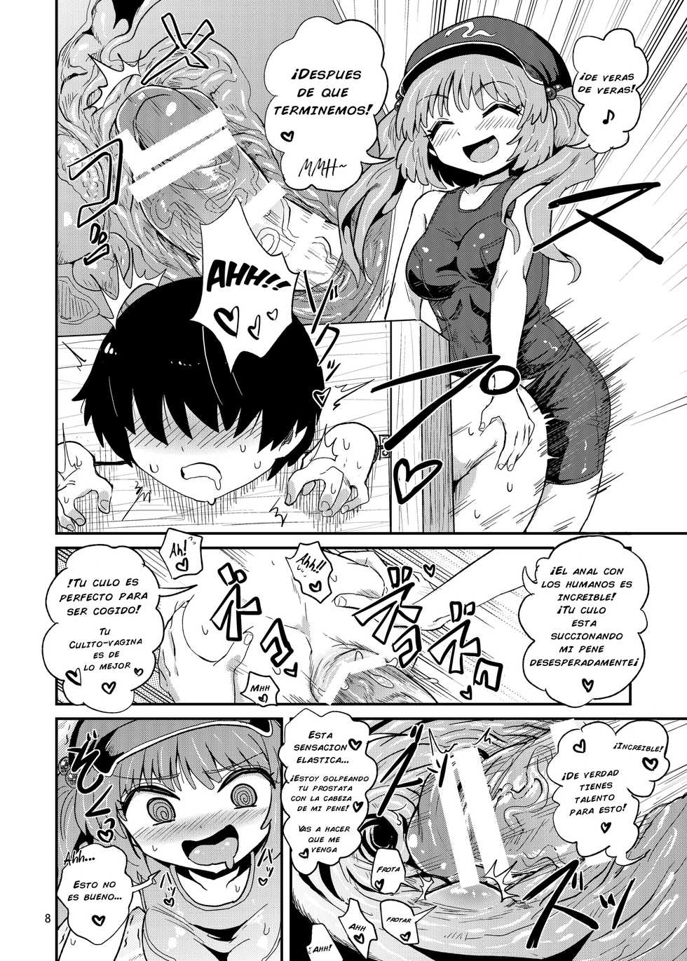 [Konnyaku Nabe (magifuro Konnyaku)] Futanari Nitori-chan no Shirikodama Daisakusen (Touhou Project) [Spanish] [69FutaLover] [Digital] - Page 8
