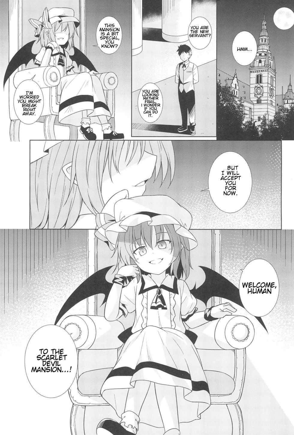 (C95) [Tonzura Douchuu (Kazawa)] Saimin Remilia | Hypnotised Remilia (Touhou Project) [English] - Page 3