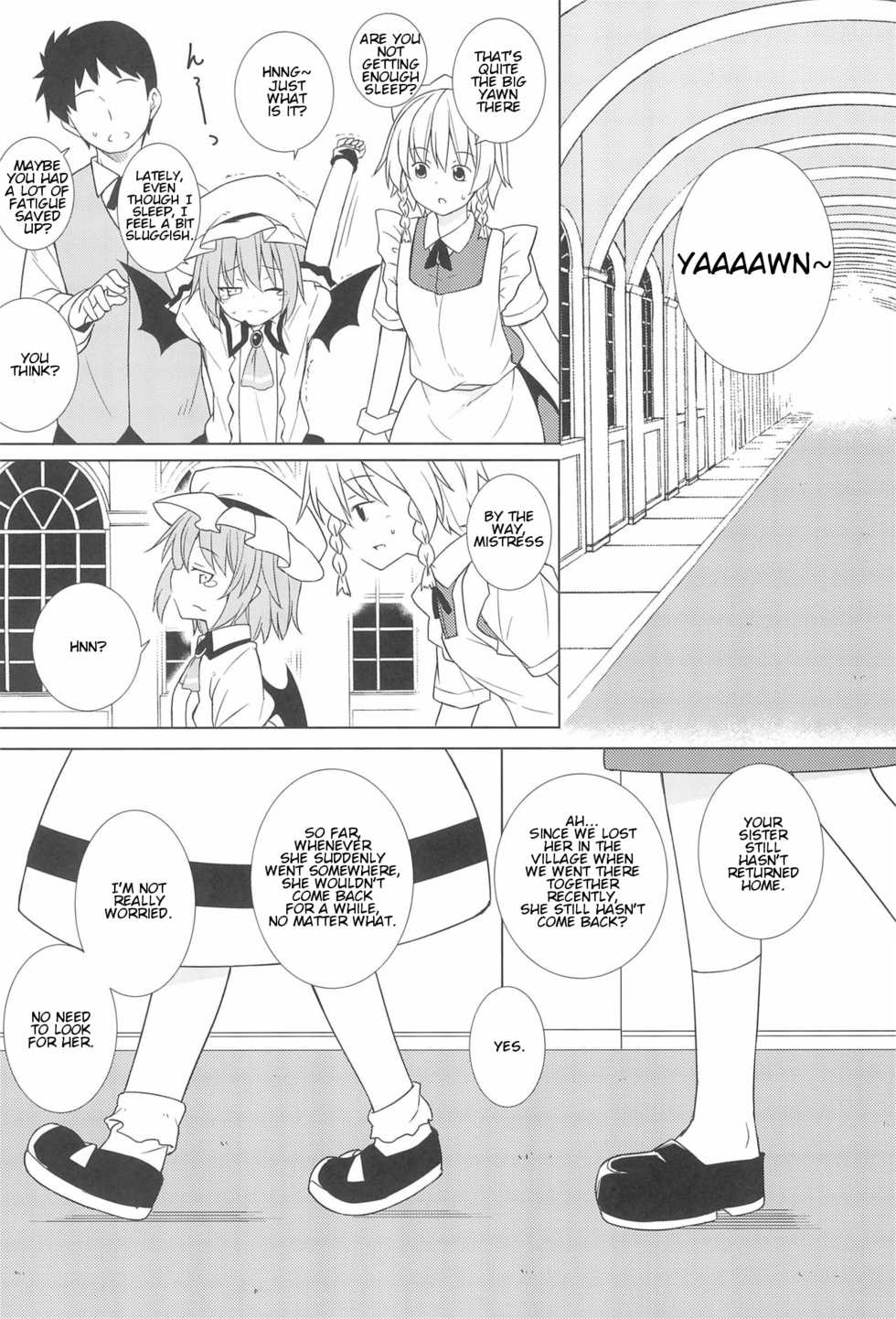 (C95) [Tonzura Douchuu (Kazawa)] Saimin Remilia | Hypnotised Remilia (Touhou Project) [English] - Page 4