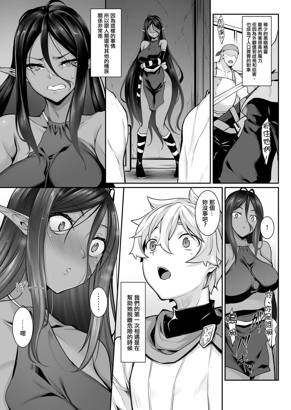 [In The Sky (Nakano Sora)] Chotto dake Ai ga Omoi Dark Elf ga Isekai kara Oikakete Kita [Chinese] [Digital] - Page 10
